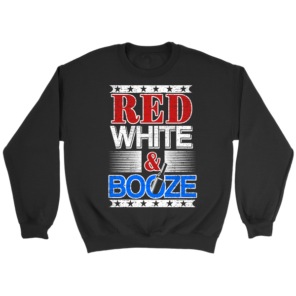 Red White Booze- Shirts, Long Sleeve, Hoodie, Tanks, Sweatshirt