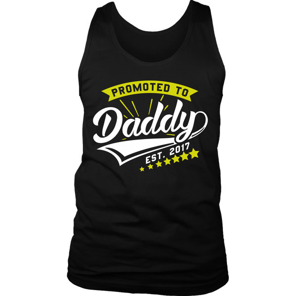 Promoted to Daddy 2017- Shirts, Long Sleeve, Hoodie, Tanks, Sweatshirt