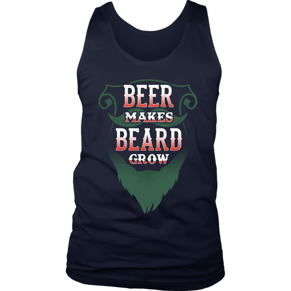 Beer Makes Beard Grow- Shirts, Long Sleeve, Hoodie, Tanks, Sweatshirt