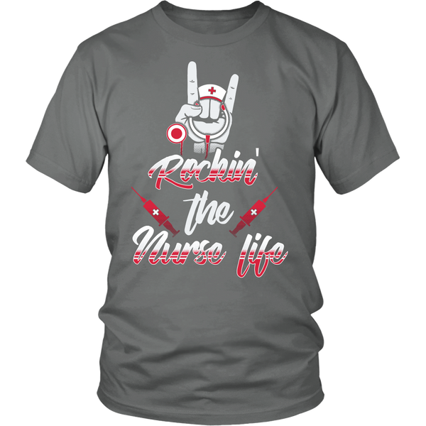 Rockin' The Nurse Life- Shirts, Long Sleeve, Hoodie, Tanks, Sweatshirt