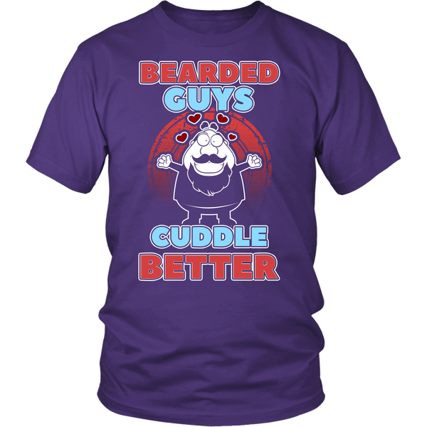 Bearded Guys Cuddle Better- Shirts, Long Sleeve, Hoodie, Tanks, Sweatshirt