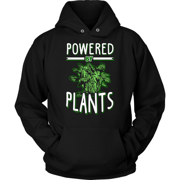 Powered by Plants- Shirts, Long Sleeve, Hoodie, Tanks, Sweatshirt