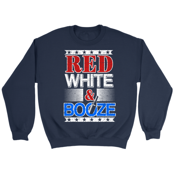 Red White Booze- Shirts, Long Sleeve, Hoodie, Tanks, Sweatshirt