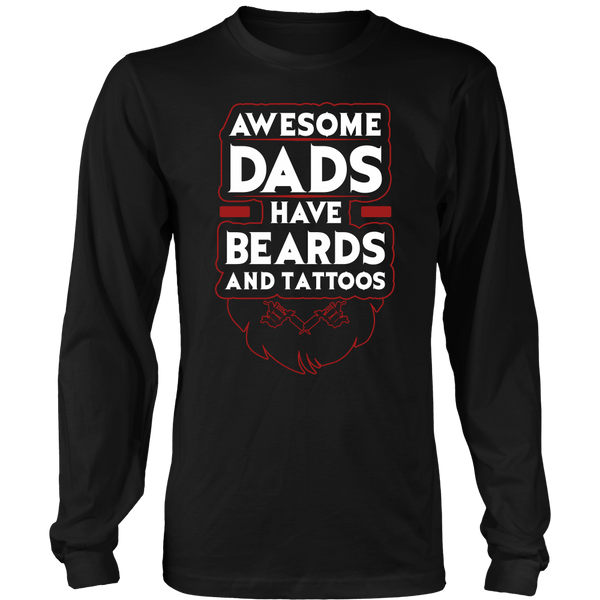 Beards and Tattoos- Shirts, Long Sleeve, Hoodie, Tanks, Sweatshirt