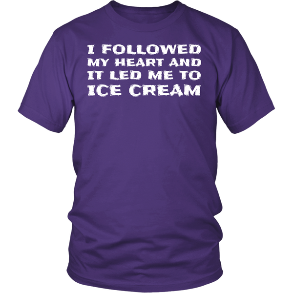 Led Me To Ice Cream- Shirts, Long Sleeve, Hoodie, Tanks, Sweatshirt