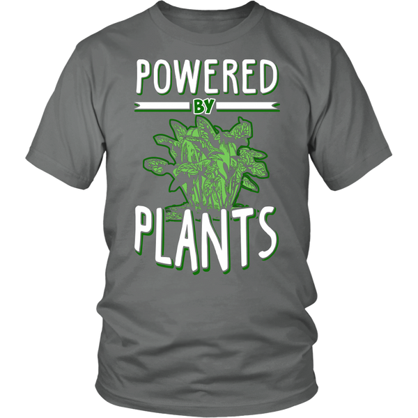 Powered by Plants- Shirts, Long Sleeve, Hoodie, Tanks, Sweatshirt