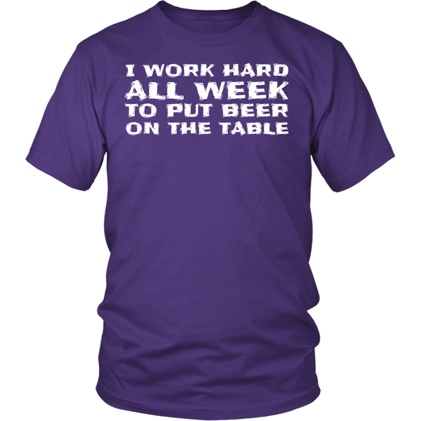 Put Beer On The Table- Shirts, Long Sleeve, Hoodie, Tanks, Sweatshirt