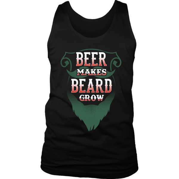 Beer Makes Beard Grow- Shirts, Long Sleeve, Hoodie, Tanks, Sweatshirt