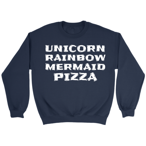 Unicorn Rainbow Mermaid Pizza- Shirts, Long Sleeve, Hoodie, Tanks, Sweatshirt