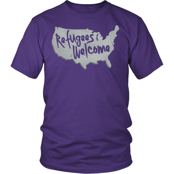 Refugees Welcome- Shirts, Long Sleeve, Hoodie, Tanks, Sweatshirt