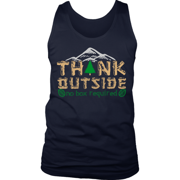 Think Outside- Shirts, Long Sleeve, Hoodie, Tanks, Sweatshirt