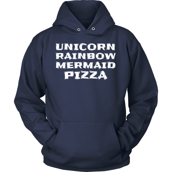 Unicorn Rainbow Mermaid Pizza- Shirts, Long Sleeve, Hoodie, Tanks, Sweatshirt