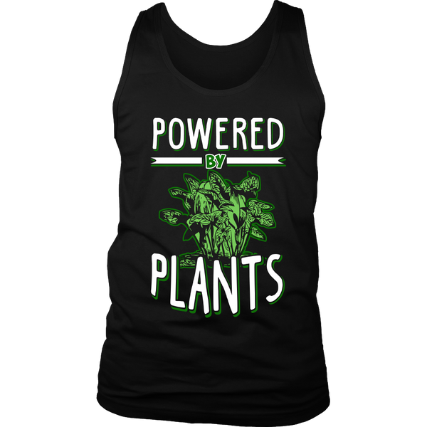 Powered by Plants- Shirts, Long Sleeve, Hoodie, Tanks, Sweatshirt