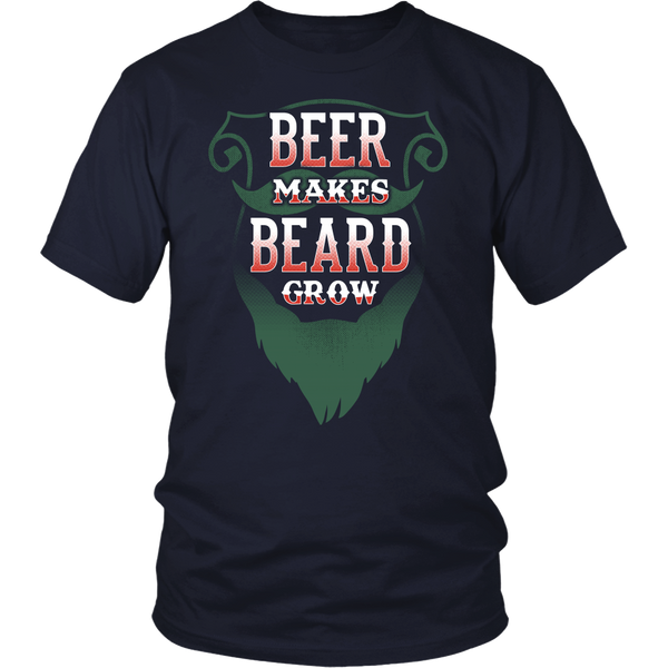 Beer Makes Beard Grow- Shirts, Long Sleeve, Hoodie, Tanks, Sweatshirt