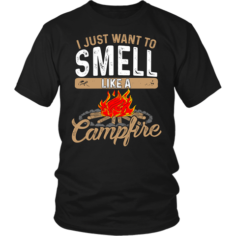 Smell Like a Campfire- Shirts, Long Sleeve, Hoodie, Tanks, Sweatshirt