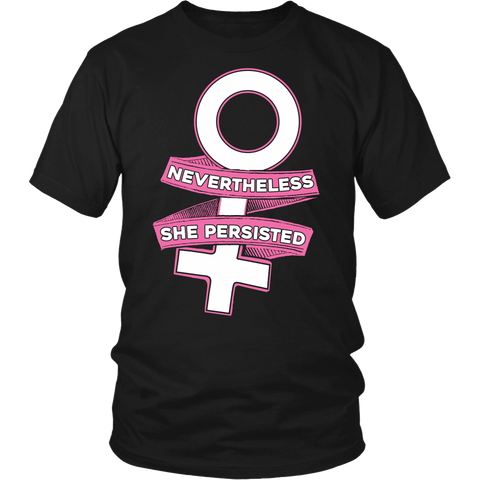 Nevertheless She Persisted- Shirts, Long Sleeve, Hoodie, Tanks, Sweatshirt