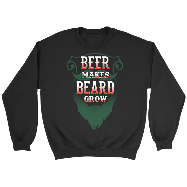 Beer Makes Beard Grow- Shirts, Long Sleeve, Hoodie, Tanks, Sweatshirt