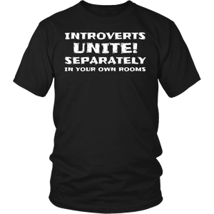 Introverts Unite- Shirts, Long Sleeve, Hoodie, Tanks, Sweatshirt