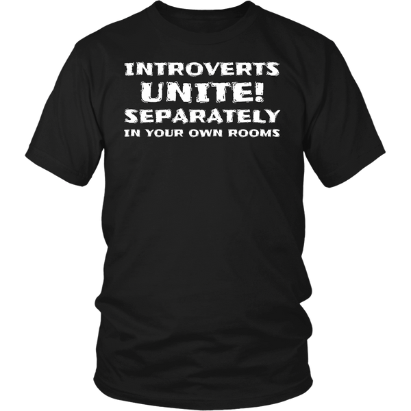 Introverts Unite- Shirts, Long Sleeve, Hoodie, Tanks, Sweatshirt