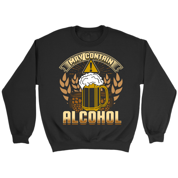 May Contain Alcohol- Shirts, Long Sleeve, Hoodie, Tanks, Sweatshirt