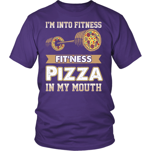 Fitness Pizza- Shirts, Long Sleeve, Hoodie, Tanks, Sweatshirt