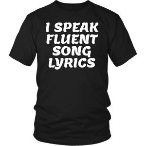 Fluent Song Lyrics- Shirts, Long Sleeve, Hoodie, Tanks, Sweatshirt