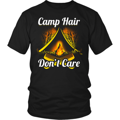 Camp Hair Don't Care- Shirts, Long Sleeve, Hoodie, Tanks, Sweatshirt