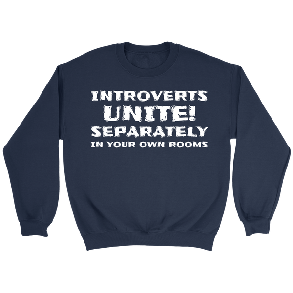 Introverts Unite- Shirts, Long Sleeve, Hoodie, Tanks, Sweatshirt