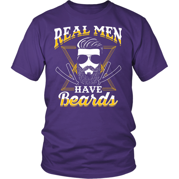 Real Men Have Beards- Shirts, Long Sleeve, Hoodie, Tanks, Sweatshirt