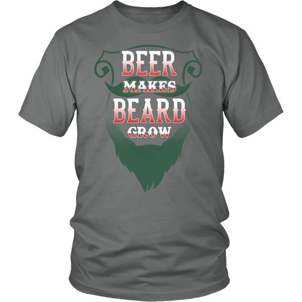 Beer Makes Beard Grow- Shirts, Long Sleeve, Hoodie, Tanks, Sweatshirt