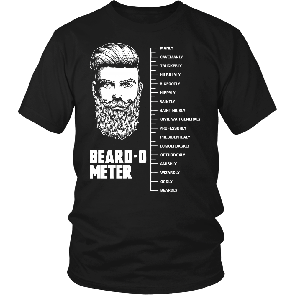 Beard-o-meter- Shirts, Long Sleeve, Hoodie, Tanks, Sweatshirt