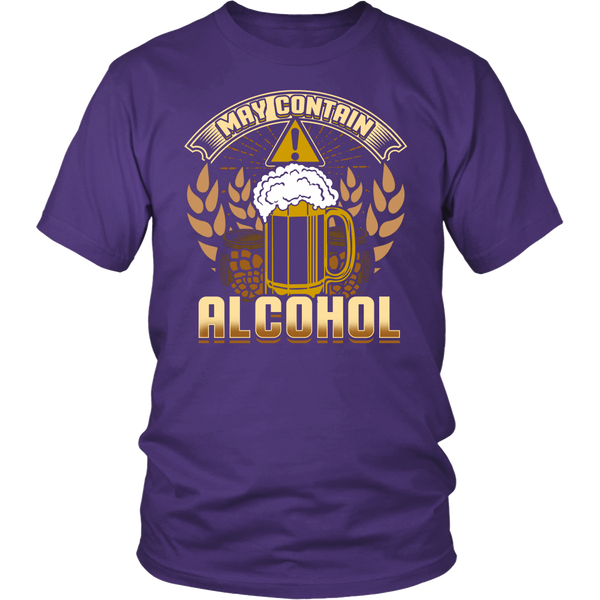 May Contain Alcohol- Shirts, Long Sleeve, Hoodie, Tanks, Sweatshirt