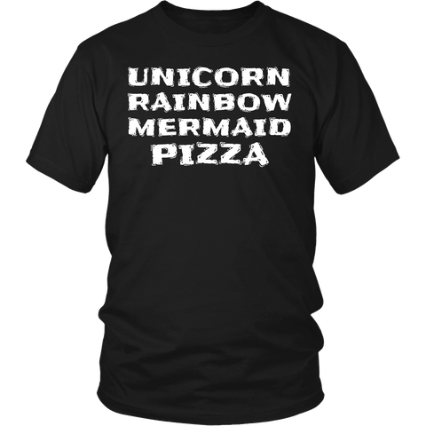 Unicorn Rainbow Mermaid Pizza- Shirts, Long Sleeve, Hoodie, Tanks, Sweatshirt