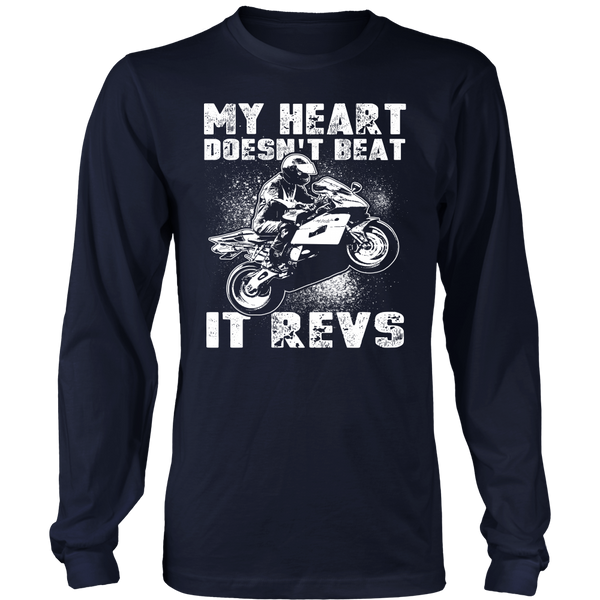 My Heart Revs- Shirts, Long Sleeve, Hoodie, Tanks, Sweatshirt