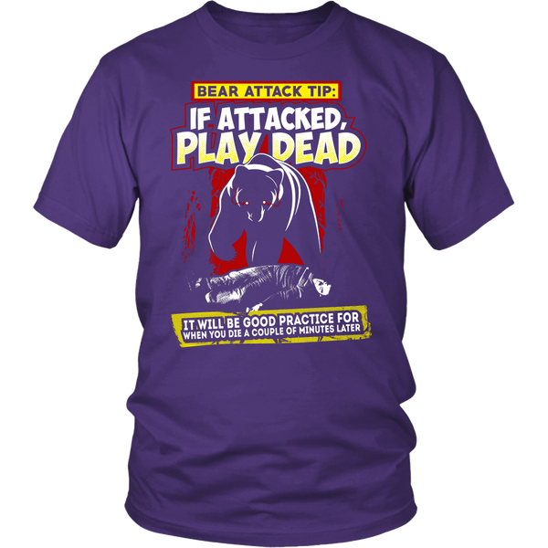 Bear Attack Tip- Shirts, Long Sleeve, Hoodie, Tanks, Sweatshirt