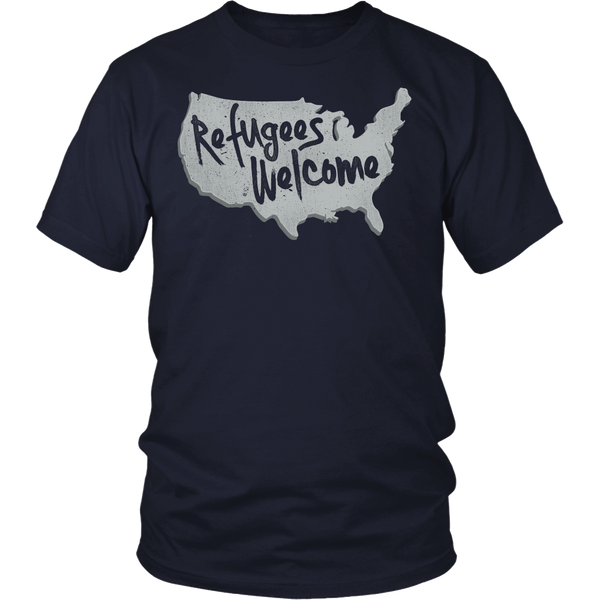 Refugees Welcome- Shirts, Long Sleeve, Hoodie, Tanks, Sweatshirt