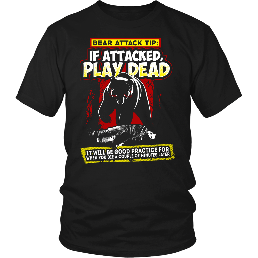 Bear Attack Tip- Shirts, Long Sleeve, Hoodie, Tanks, Sweatshirt