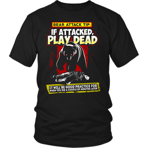 Bear Attack Tip- Shirts, Long Sleeve, Hoodie, Tanks, Sweatshirt