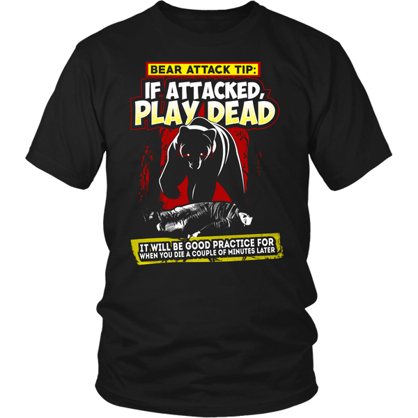 Bear Attack Tip- Shirts, Long Sleeve, Hoodie, Tanks, Sweatshirt