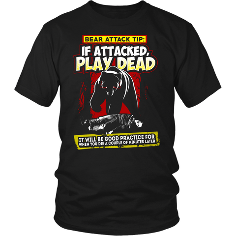 Bear Attack Tip- Shirts, Long Sleeve, Hoodie, Tanks, Sweatshirt