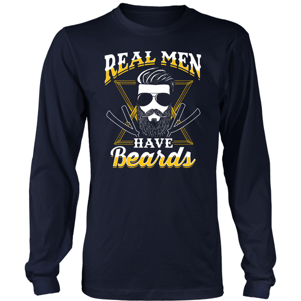 Real Men Have Beards- Shirts, Long Sleeve, Hoodie, Tanks, Sweatshirt