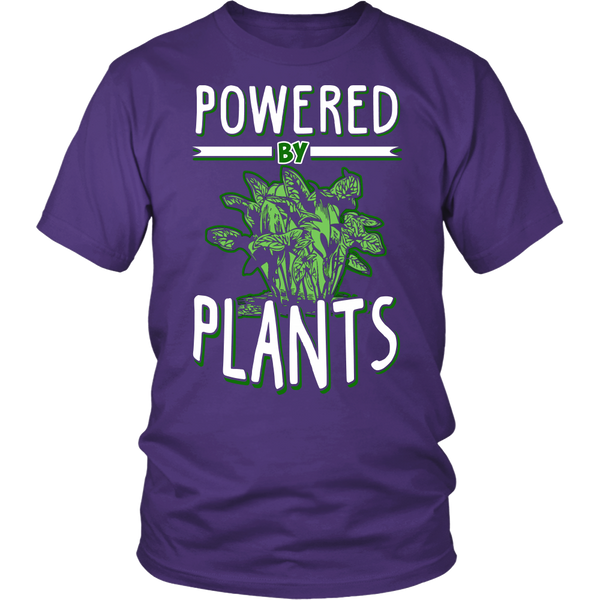 Powered by Plants- Shirts, Long Sleeve, Hoodie, Tanks, Sweatshirt