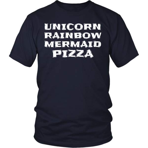 Unicorn Rainbow Mermaid Pizza- Shirts, Long Sleeve, Hoodie, Tanks, Sweatshirt