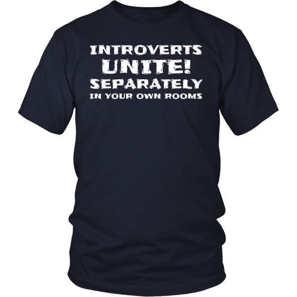 Introverts Unite- Shirts, Long Sleeve, Hoodie, Tanks, Sweatshirt