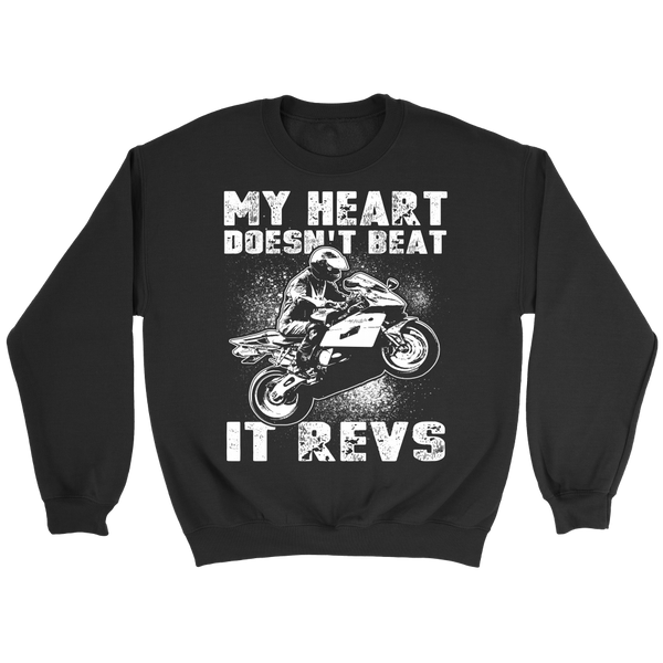 My Heart Revs- Shirts, Long Sleeve, Hoodie, Tanks, Sweatshirt