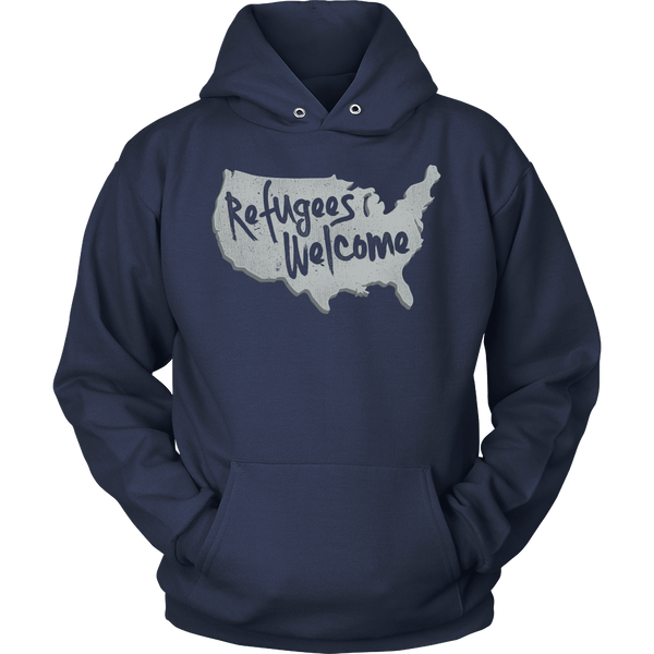 Refugees Welcome- Shirts, Long Sleeve, Hoodie, Tanks, Sweatshirt