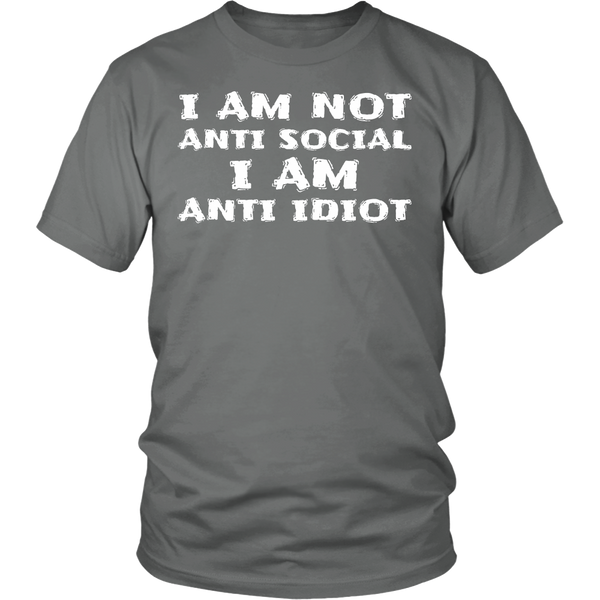 Anti Idiot- Shirts, Long Sleeve, Hoodie, Tanks, Sweatshirt