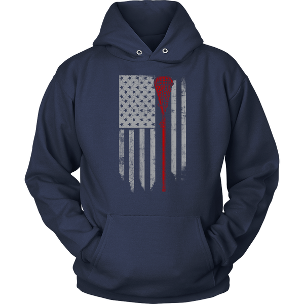 Lacrosse Flag- Shirts, Long Sleeve, Hoodie, Tanks, Sweatshirt