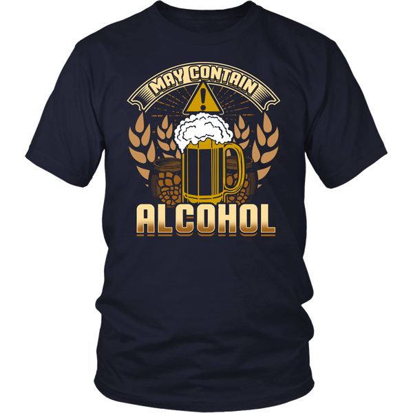 May Contain Alcohol- Shirts, Long Sleeve, Hoodie, Tanks, Sweatshirt