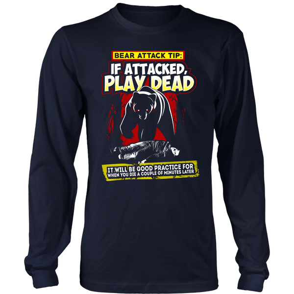 Bear Attack Tip- Shirts, Long Sleeve, Hoodie, Tanks, Sweatshirt